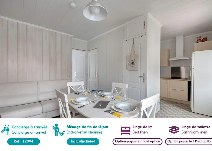 A 200m, Maison Mitoyenne De Plain-pied, 4 Pers * La Bernerie-en-Retz